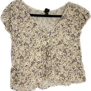 Wild Fable floral crop top